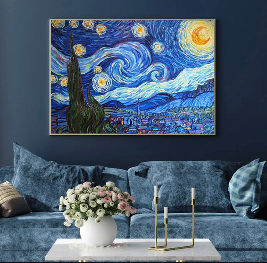 The Starry Night Diamond Painting Kit Wall Decor Home Decor