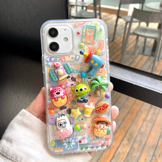 Toy Story 3D sticker resin iPhone Case