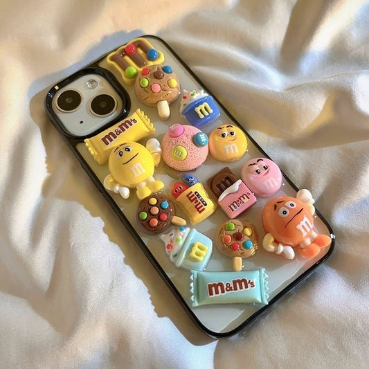 M&M chocolate resin iPhone Case